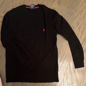 Polo by Ralph Lauren Black Long Sleeve Tee